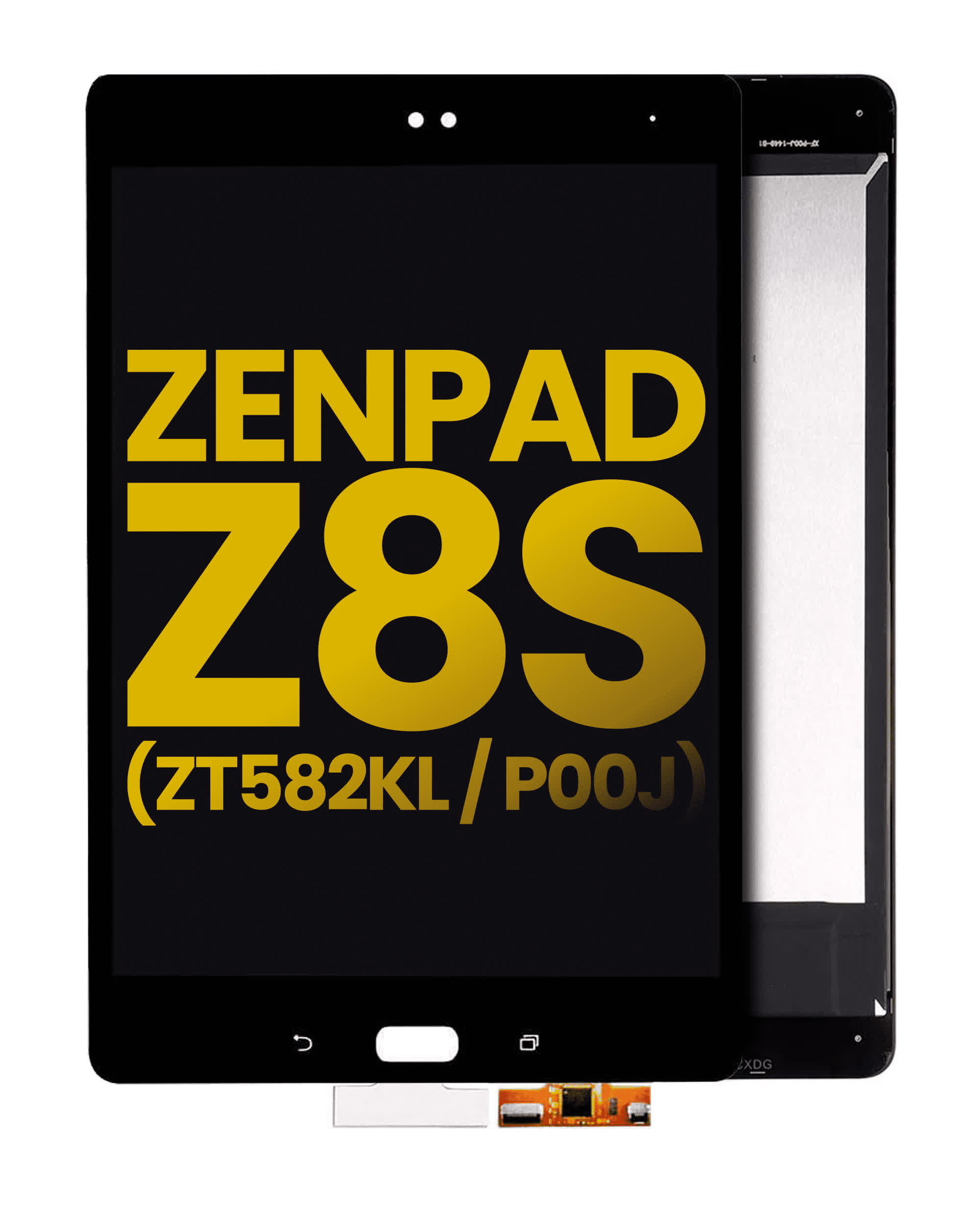 LCD Display ohne Rahmen für Asus ZenPad Z8S (ZT582KL / P00J) (professionell aufgearbeitet) (Black (Schwarz))