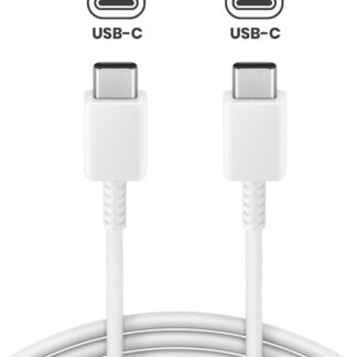 USB-C to C Kabel für Samsung (1 m / 3 ft) (Original Grade neu) (Bulk-Verpackung) (White (Weiß))