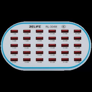 ReLife RL-304M 30 USB Port High Power 160W Charging Hub (110V - 220V US Plug) (Sunshine)