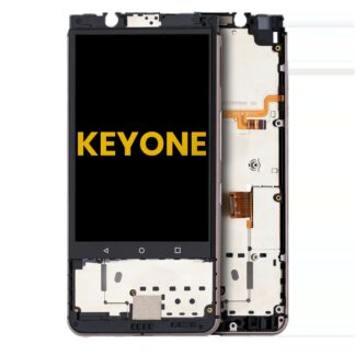 LCD Display mit Rahmen für BlackBerry KEYone (professionell aufgearbeitet) (Bronze)
