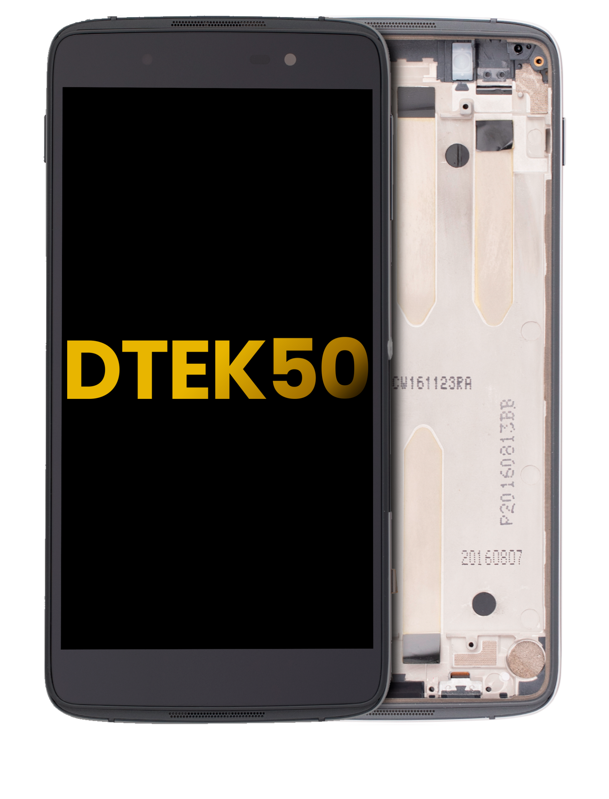LCD Display mit Rahmen für BlackBerry Keytwo (BBF100-2) – Bild 4