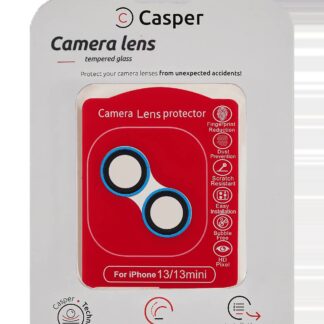 Casper Kameraglas Protector für iPhone 13 / 13 Mini (Blue (Blau)) (Clear (Transparent))