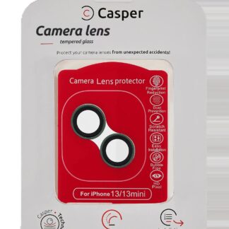 Casper Kameraglas Protector für iPhone 13 / 13 Mini (Alpine Green) (Clear (Transparent))
