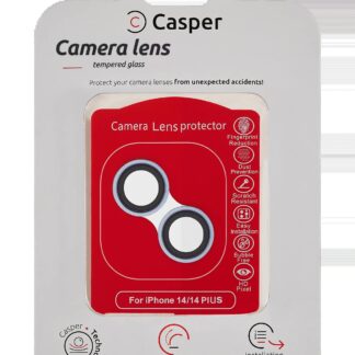 Casper Kameraglas Protector für iPhone 14 / 14 Plus (Blue (Blau)) (Clear (Transparent))