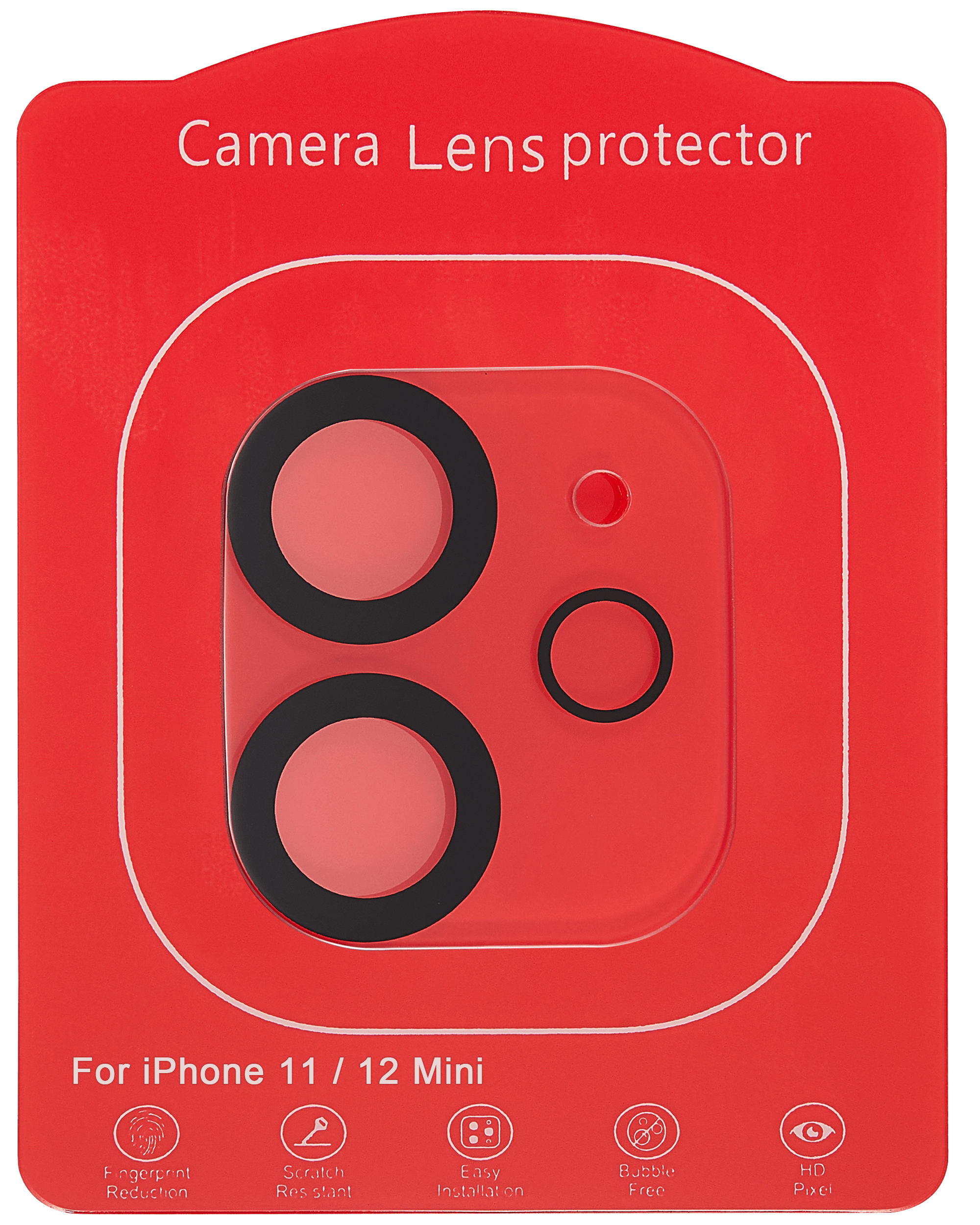 Casper Kameraglas Protector für iPhone 11 / 12 Mini (Crystal Full Abdeckung) – Bild 2