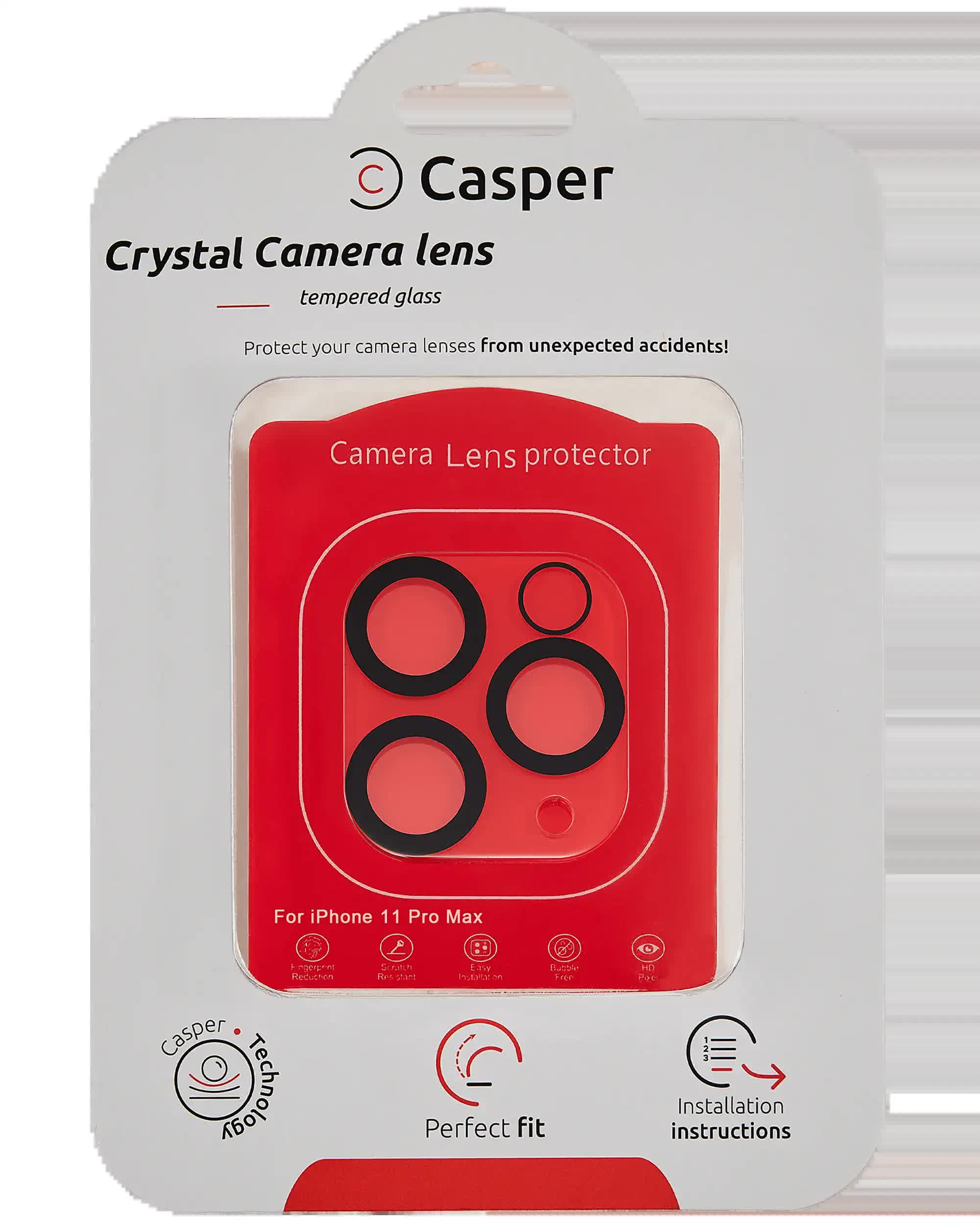 Casper Kameraglas Protector für 11 Pro / 11 Pro Max (Crystal Full Abdeckung)