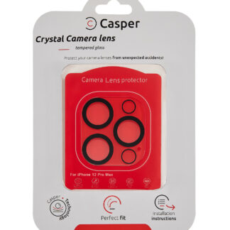 Casper Kameraglas Protector für iPhone 12 Pro Max (Crystal Full Abdeckung)