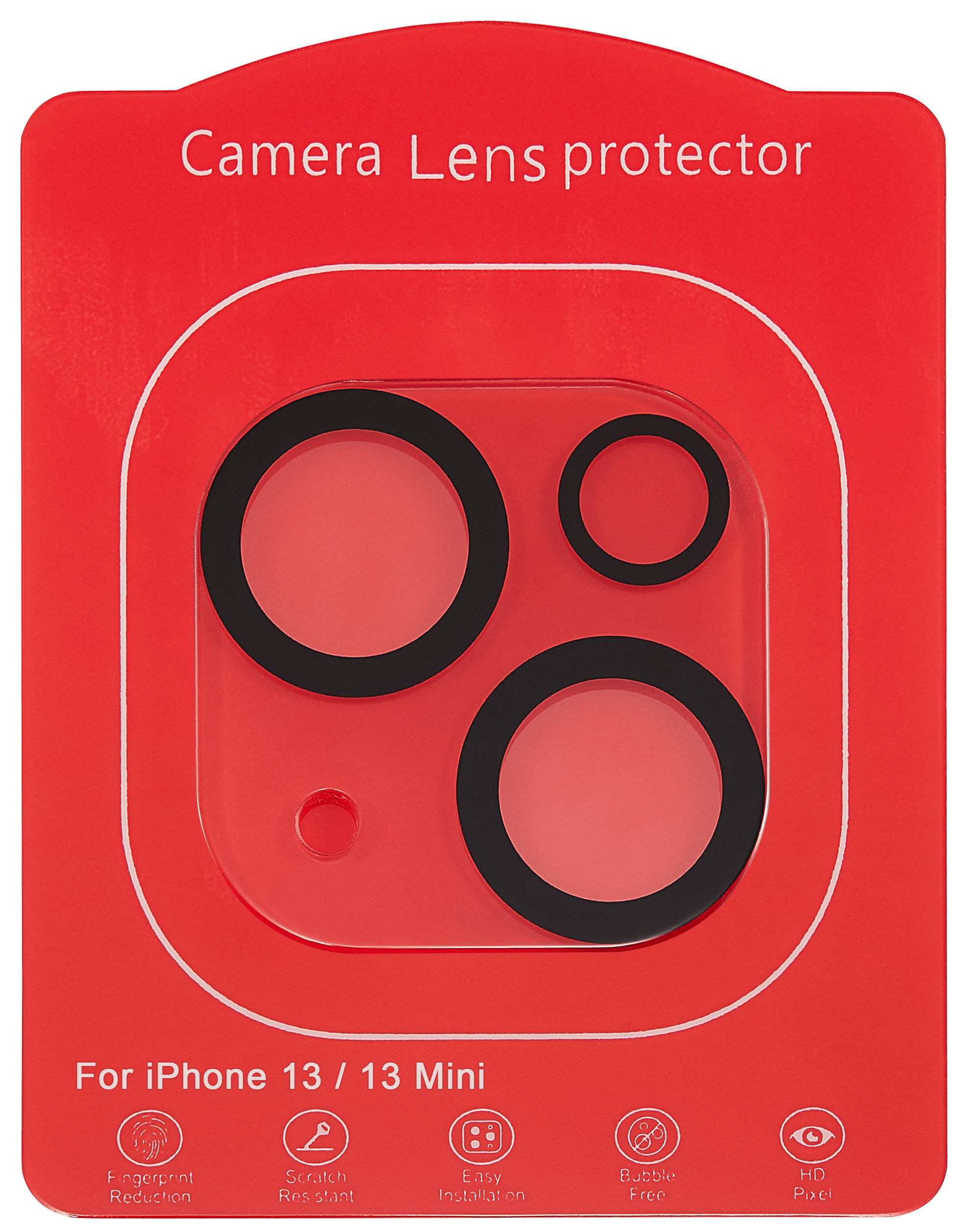Casper Kameraglas Protector für iPhone 13 / 13 Mini (Crystal Full Abdeckung) – Bild 2