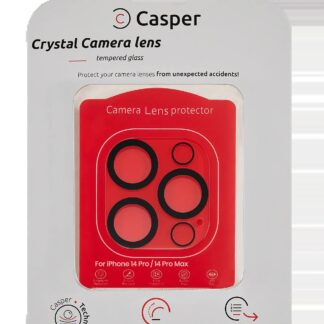 Casper Kameraglas Protector für iPhone 14 Pro / 14 Pro Max (Crystal Full Abdeckung)