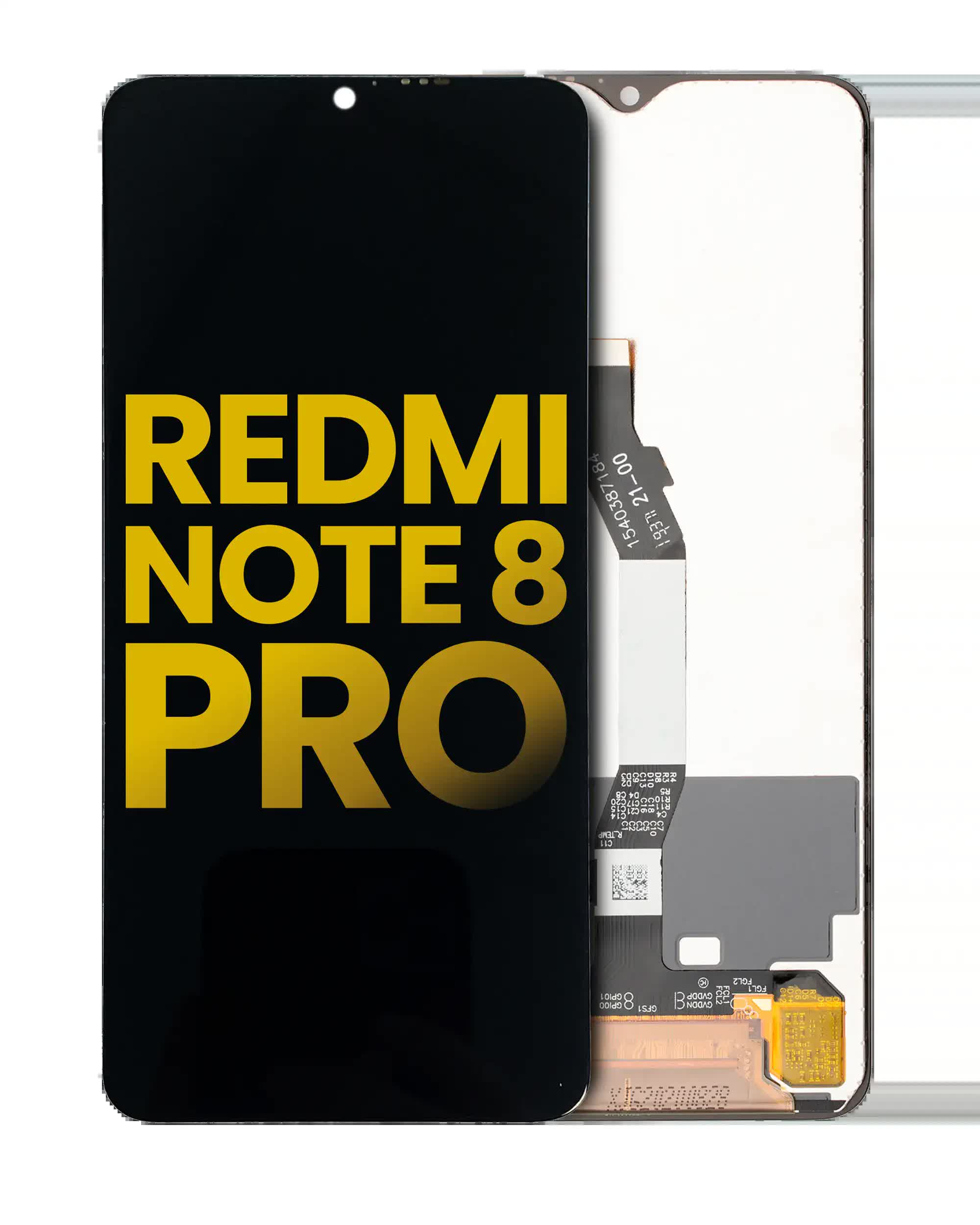 LCD Display ohne Rahmen für Xiaomi Redmi Note 8 Pro (professionell aufgearbeitet)