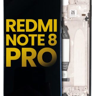 LCD Display mit Rahmen für Xiaomi Redmi Note 8 Pro (professionell aufgearbeitet) (Black (Schwarz))