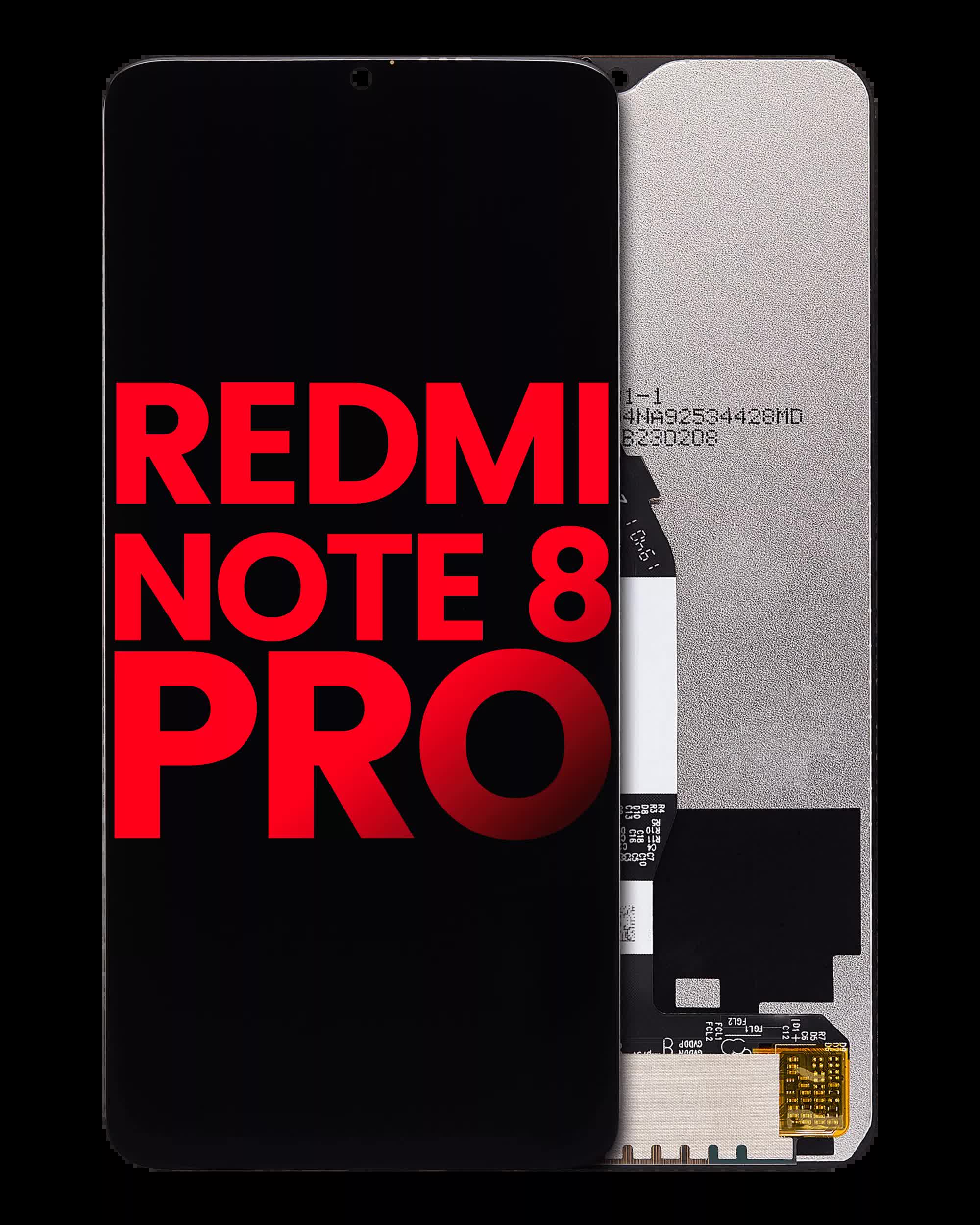 LCD Display ohne Rahmen für Xiaomi Redmi Note 8 Pro (Aftermarket Plus)