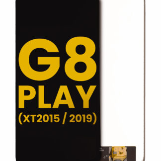 LCD Display ohne Rahmen für Motorola Moto G8 Play (XT2015 / 2019) (professionell aufgearbeitet) (Black (Schwarz))