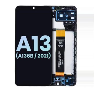LCD Display mit Rahmen für Samsung Galaxy A13 5G (A136B / 2021) (International Version) (Service Pack)