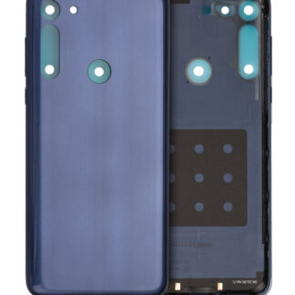 Rückdeckelglas für Motorola Moto G8 (XT2045-1 / 2020) / G Fast (XT2045-3 / 2020) (Neon Blue)
