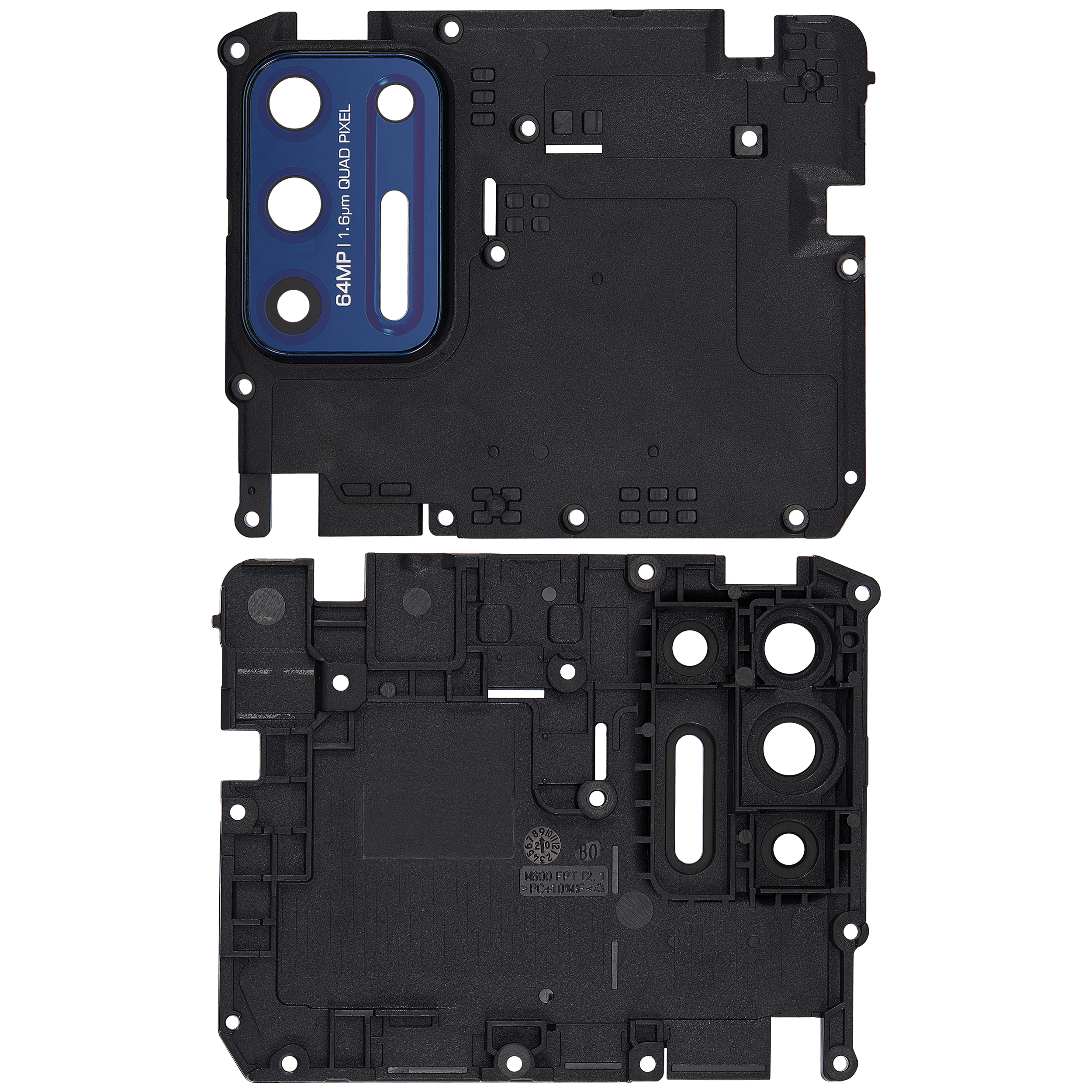Antenne Abdeckung mit Rückkamera-Glas für Motorola Moto G9 Plus (XT2087 / 2020) (Indigo Blue) – Bild 2
