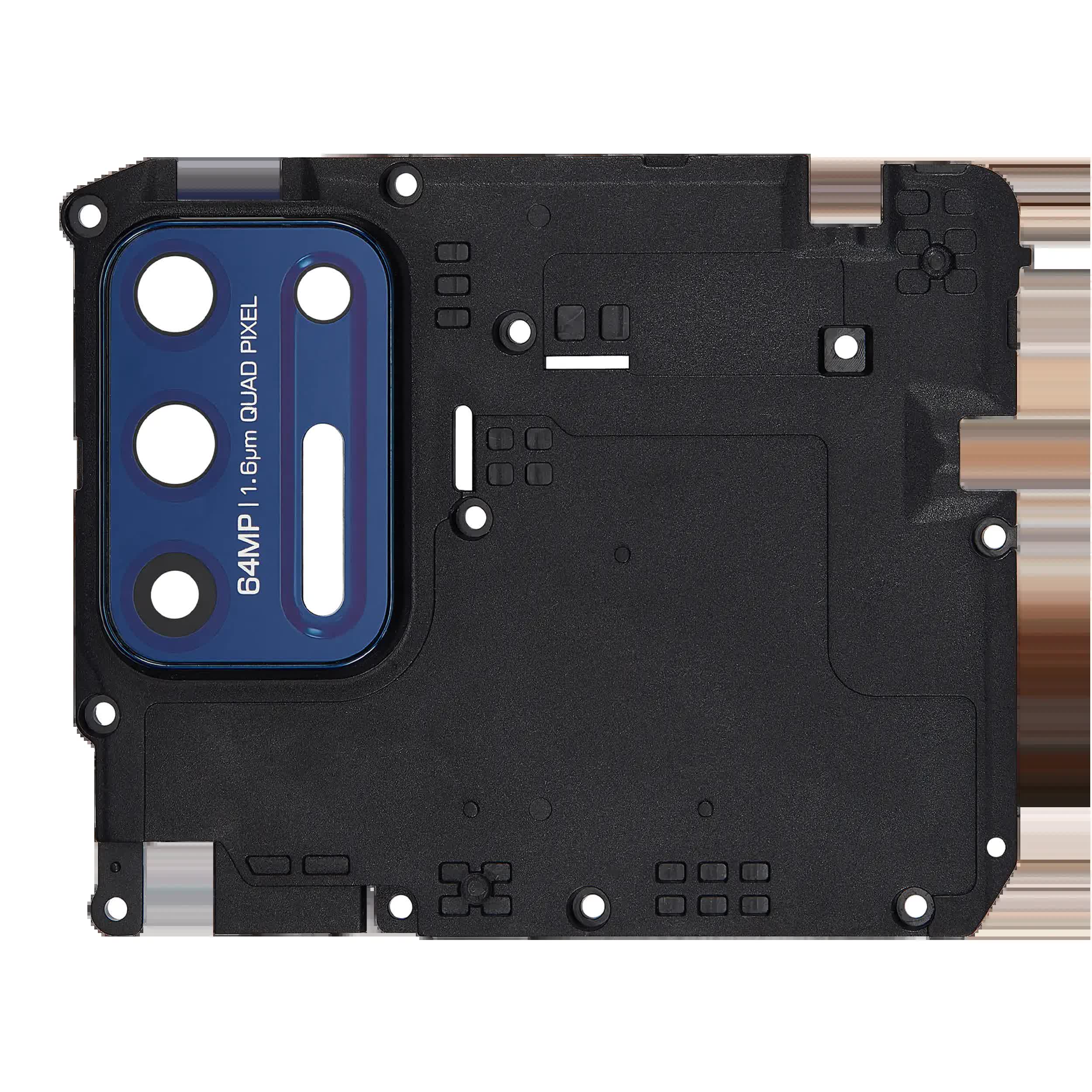 Antenne Abdeckung mit Rückkamera-Glas für Motorola Moto G9 Plus (XT2087 / 2020) (Indigo Blue)