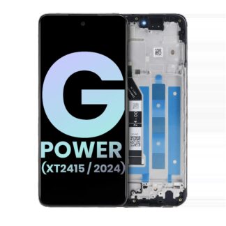 LCD Display mit Rahmen für Motorola Moto G Power 5G (XT2415 / 2024) (Original)