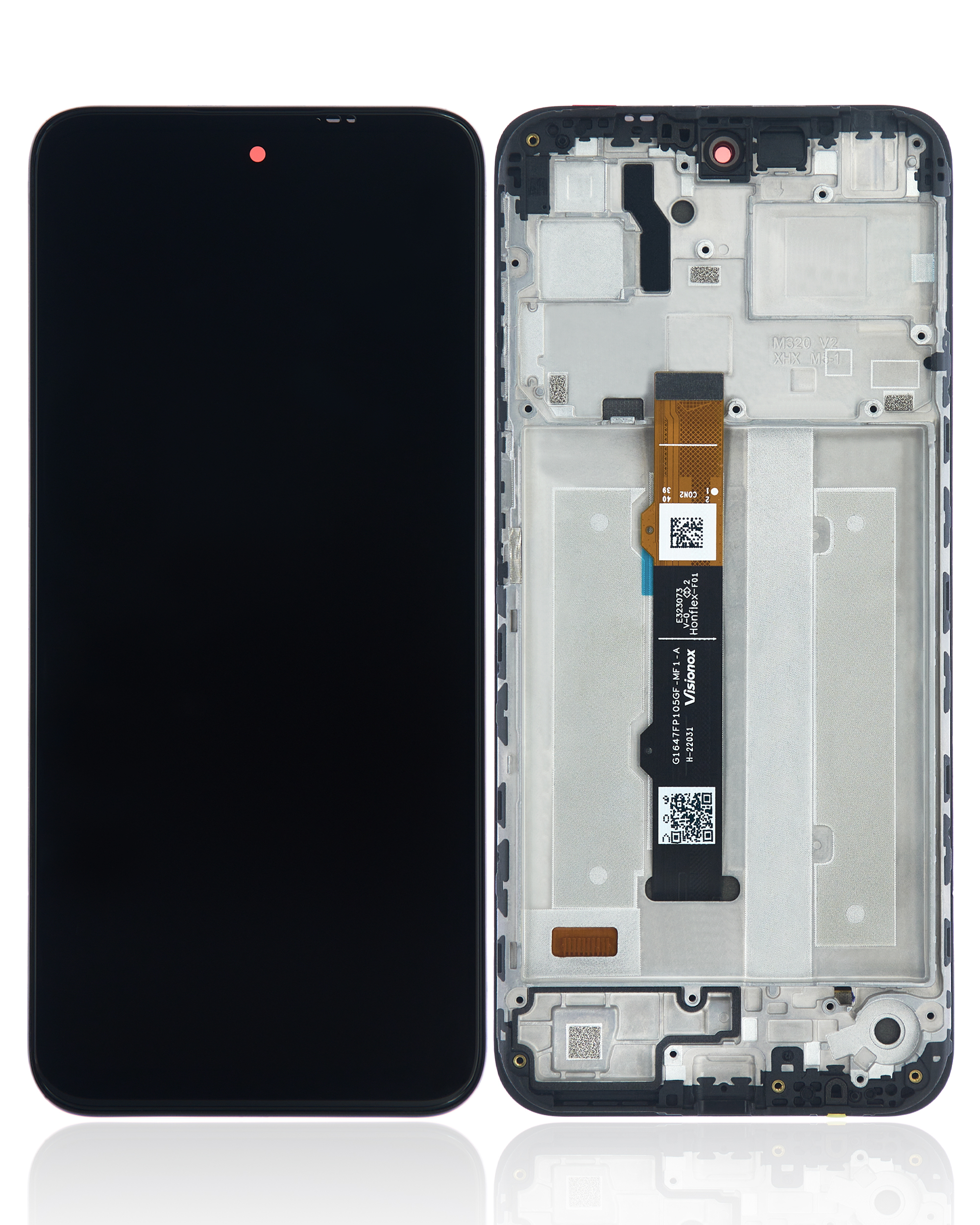 OLED Display mit Rahmen für Motorola Moto G41 (XT2167 / 2022) (professionell aufgearbeitet) – Bild 2