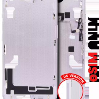 Mittelrahmen mit Kleinteilen für iPhone 14 (US-Version) (Aftermarket Plus) (Purple (Violett))