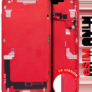 Mittelrahmen mit Kleinteilen für iPhone 14 (US-Version) (Aftermarket Plus) (Red (Rot))