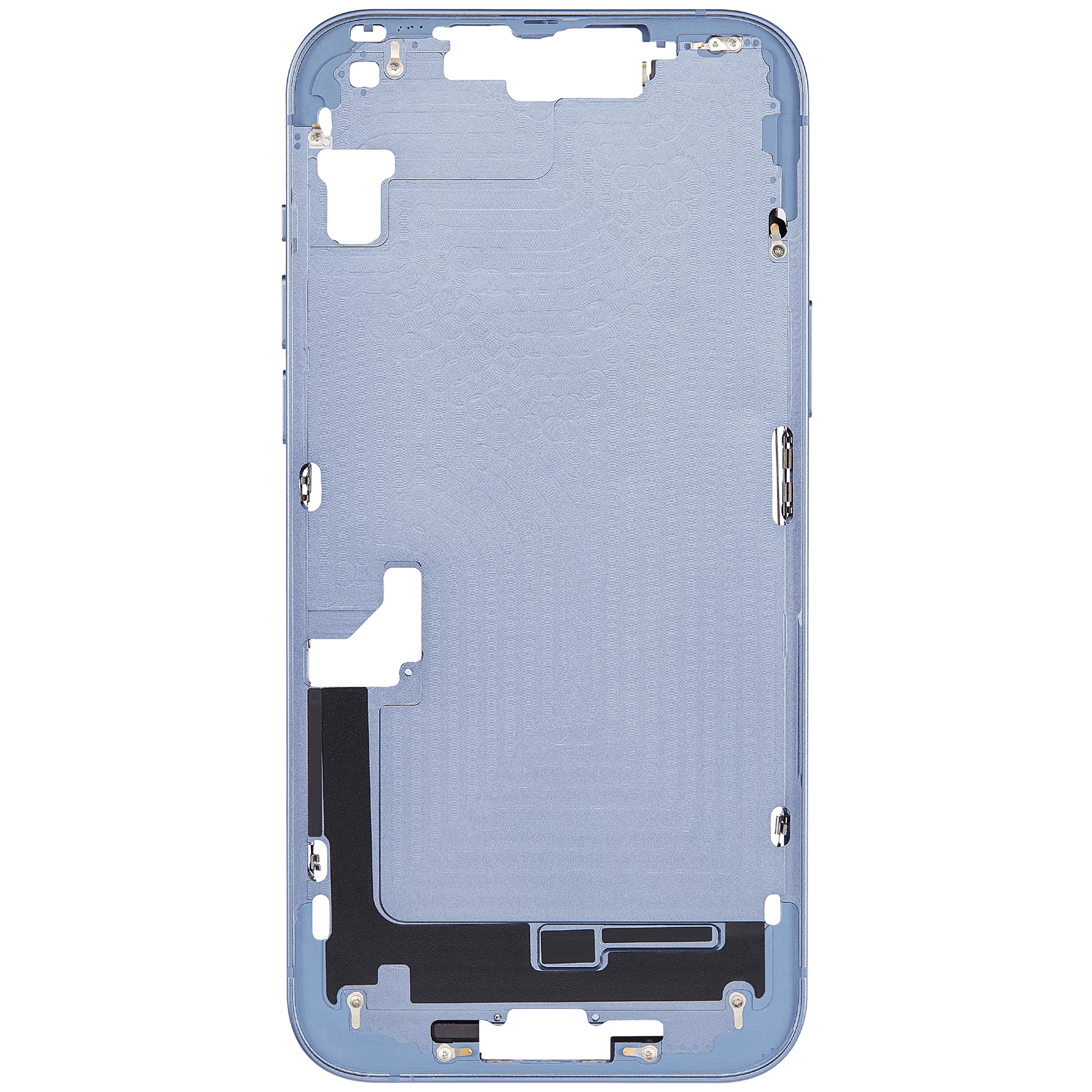 Mittelrahmen mit Kleinteilen für iPhone 14 Plus (US-Version) (Aftermarket Plus) (Blue (Blau)) – Bild 3