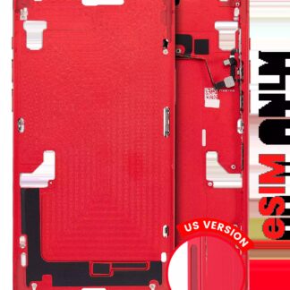 Mittelrahmen mit Kleinteilen für iPhone 14 Plus (US-Version) (Aftermarket Plus) (Red (Rot))
