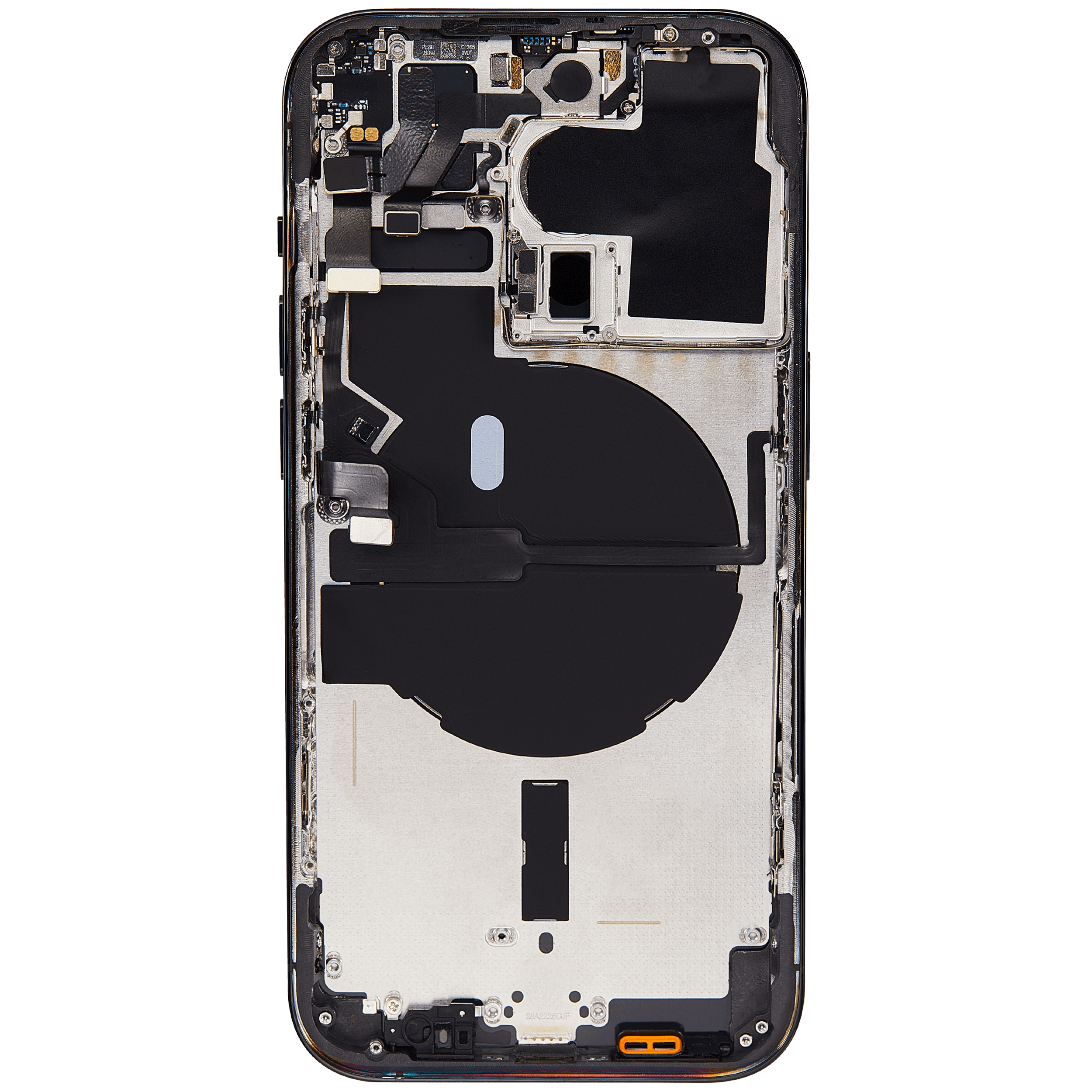 Rückgehäuse mit Kleinteilen für iPhone 14 Pro (US-Version) (Aftermarket Plus) (Space Black) – Bild 4