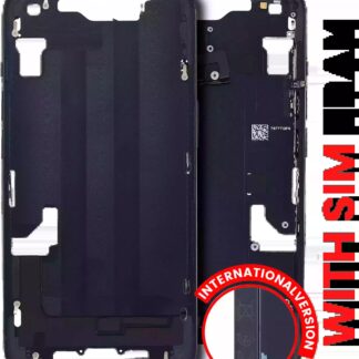 Mittelrahmen mit Kleinteilen für iPhone 14 (EU / globale Version) (Aftermarket Plus) (Midnight)