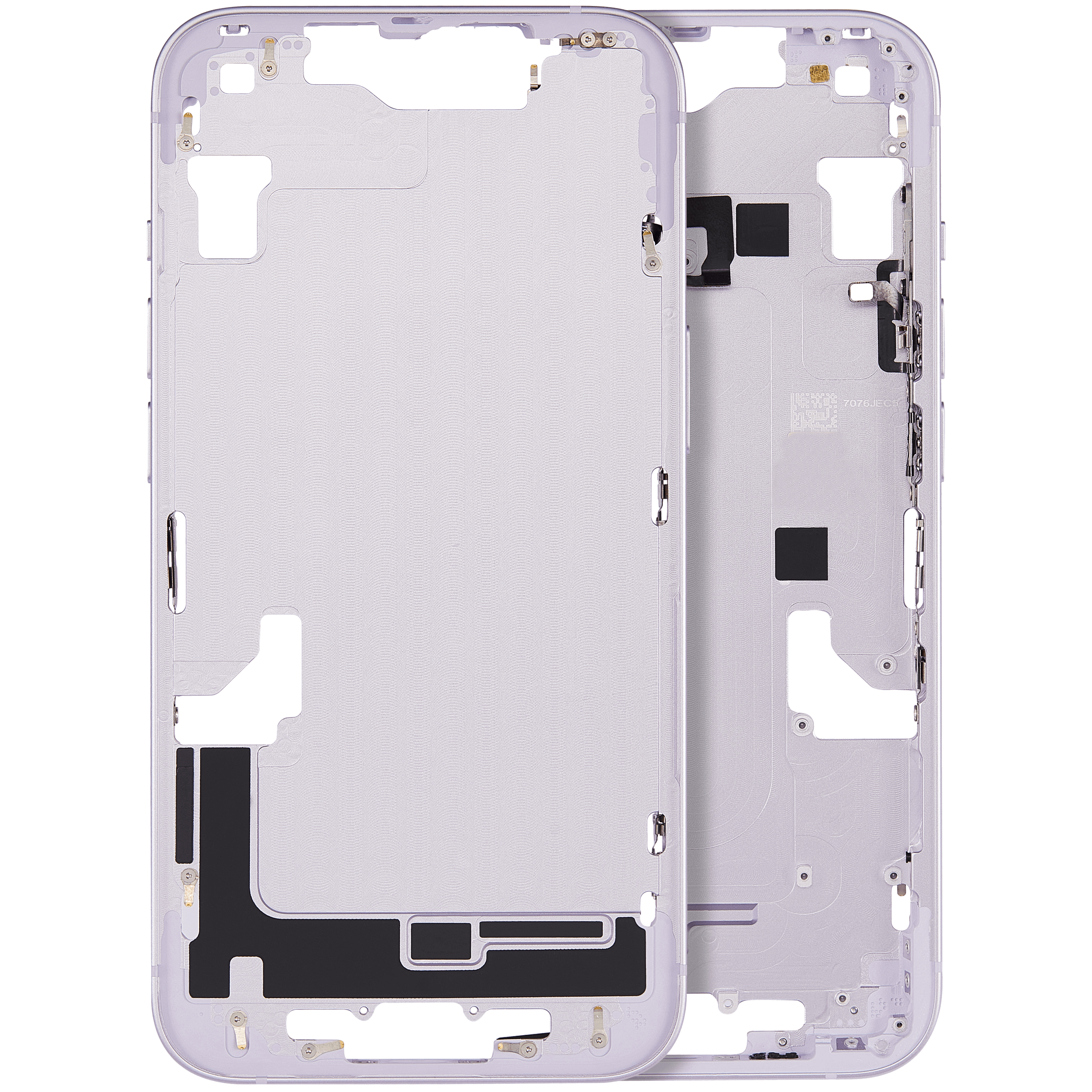 Mittelrahmen mit Kleinteilen für iPhone 14 (EU / globale Version) (Aftermarket Plus) (Purple (Violett)) – Bild 3