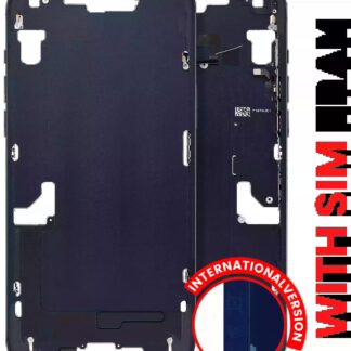 Mittelrahmen mit Kleinteilen für iPhone 14 Plus (EU / globale Version) (Aftermarket Plus) (Midnight)