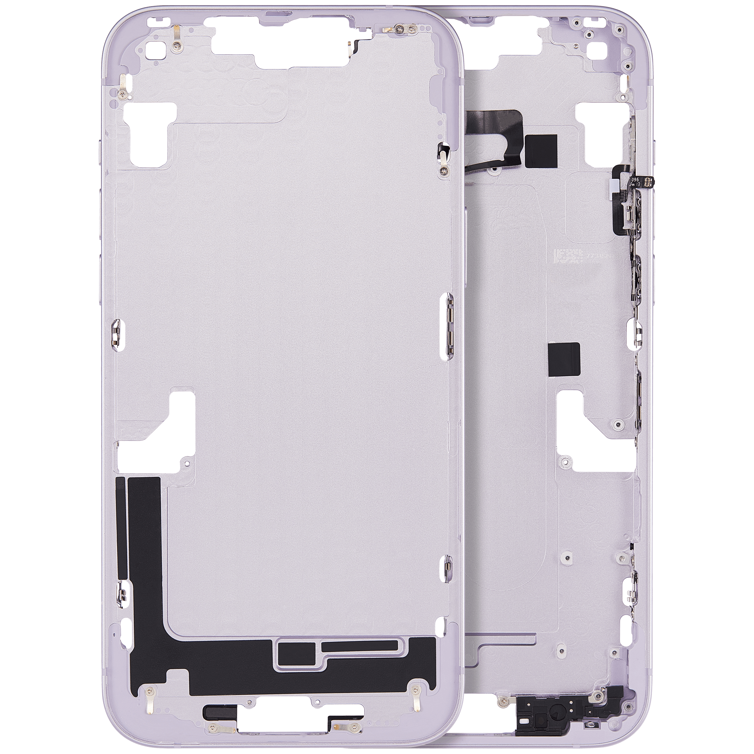 Mittelrahmen mit Kleinteilen für iPhone 14 Plus (EU / globale Version) (Aftermarket Plus) (Purple (Violett)) – Bild 3