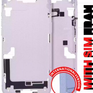 Mittelrahmen mit Kleinteilen für iPhone 14 Plus (EU / globale Version) (Aftermarket Plus) (Purple (Violett))