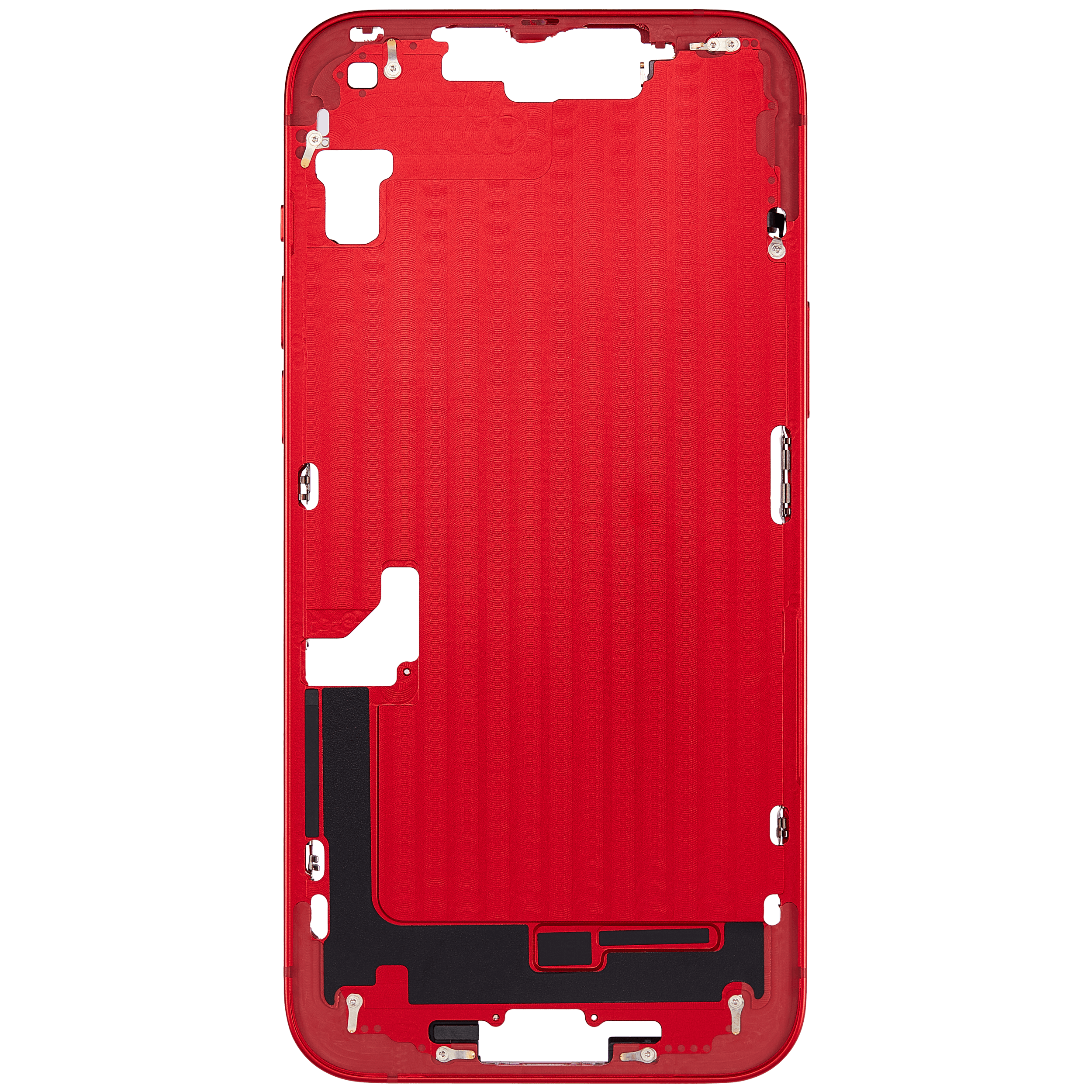 Mittelrahmen mit Kleinteilen für iPhone 14 Plus (EU / globale Version) (Aftermarket Plus) (Red (Rot)) – Bild 3