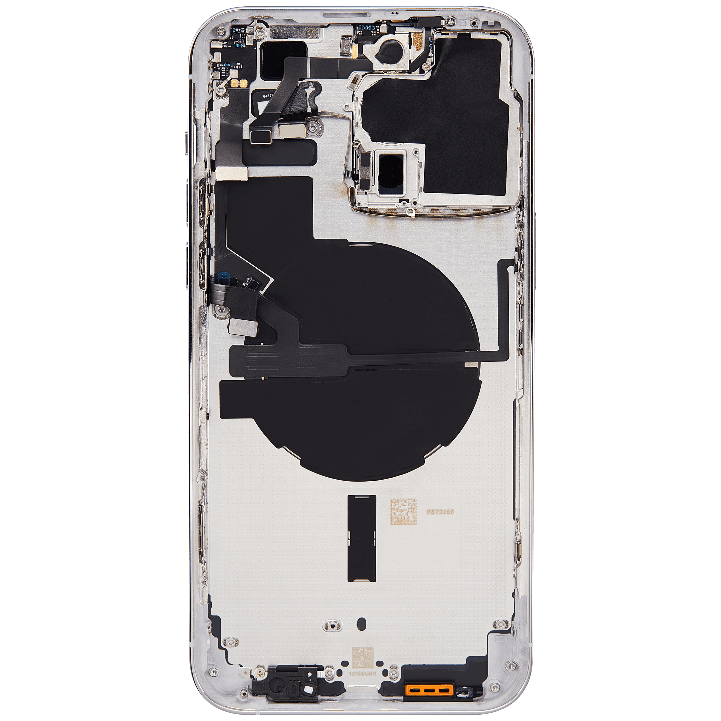Rückgehäuse mit Kleinteilen für iPhone 14 Pro Max (EU / globale Version) (Aftermarket Plus) (Silver (Silber)) – Bild 4