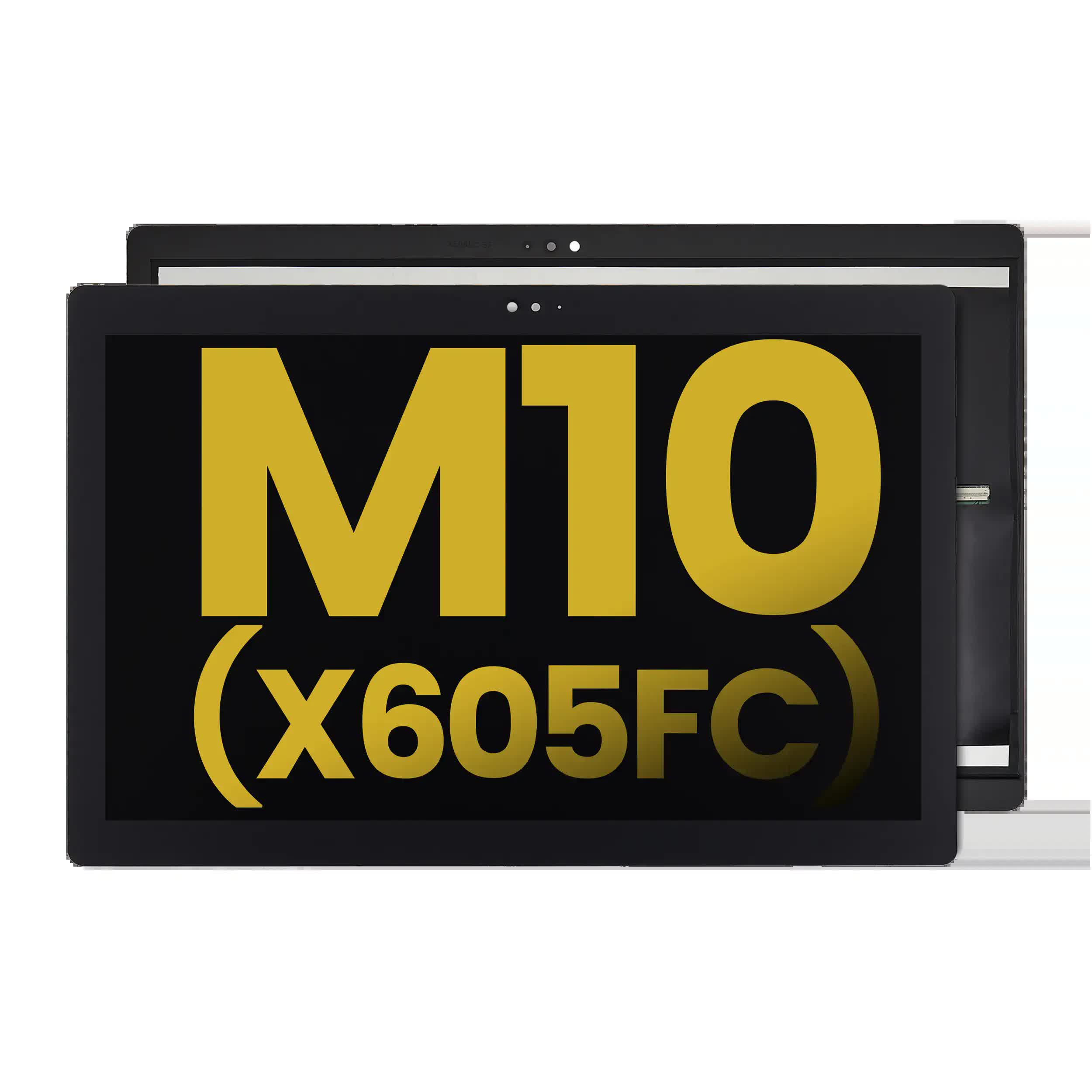 LCD Display ohne Rahmen für Lenovo Tab M10 FHD (X605FC) (professionell aufgearbeitet) (Black (Schwarz))