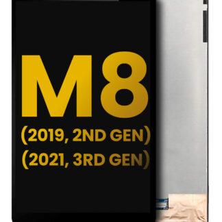 LCD Display ohne Rahmen für Lenovo Tab M8 (2nd Gen / 3. Gen) (professionell aufgearbeitet) (Black (Schwarz))