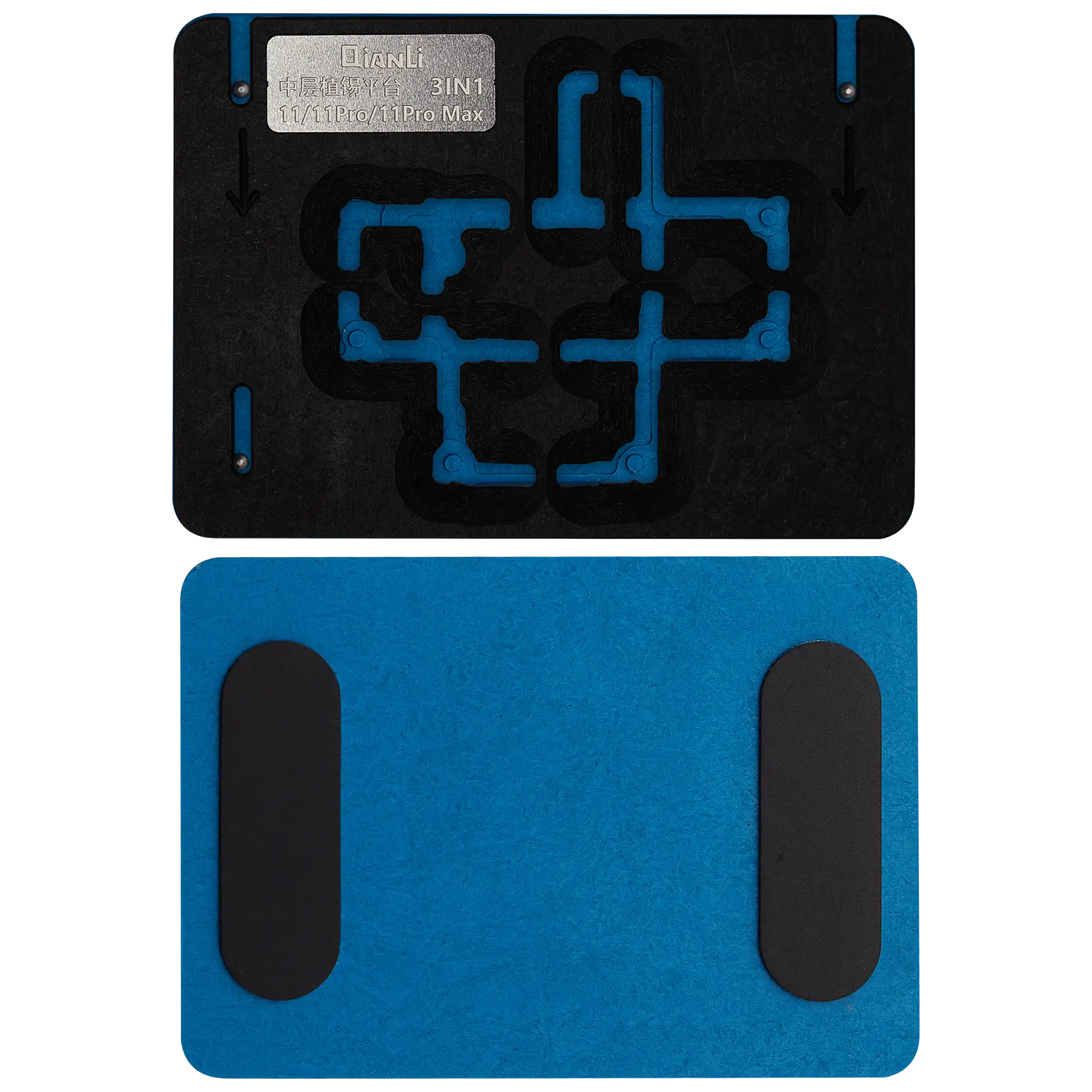 Middle Rahmen 3 in 1 Reballing Plattform mit Stencils Station für iPhone 11 / 11 Pro / 11 Pro Max (Qianli) – Bild 2