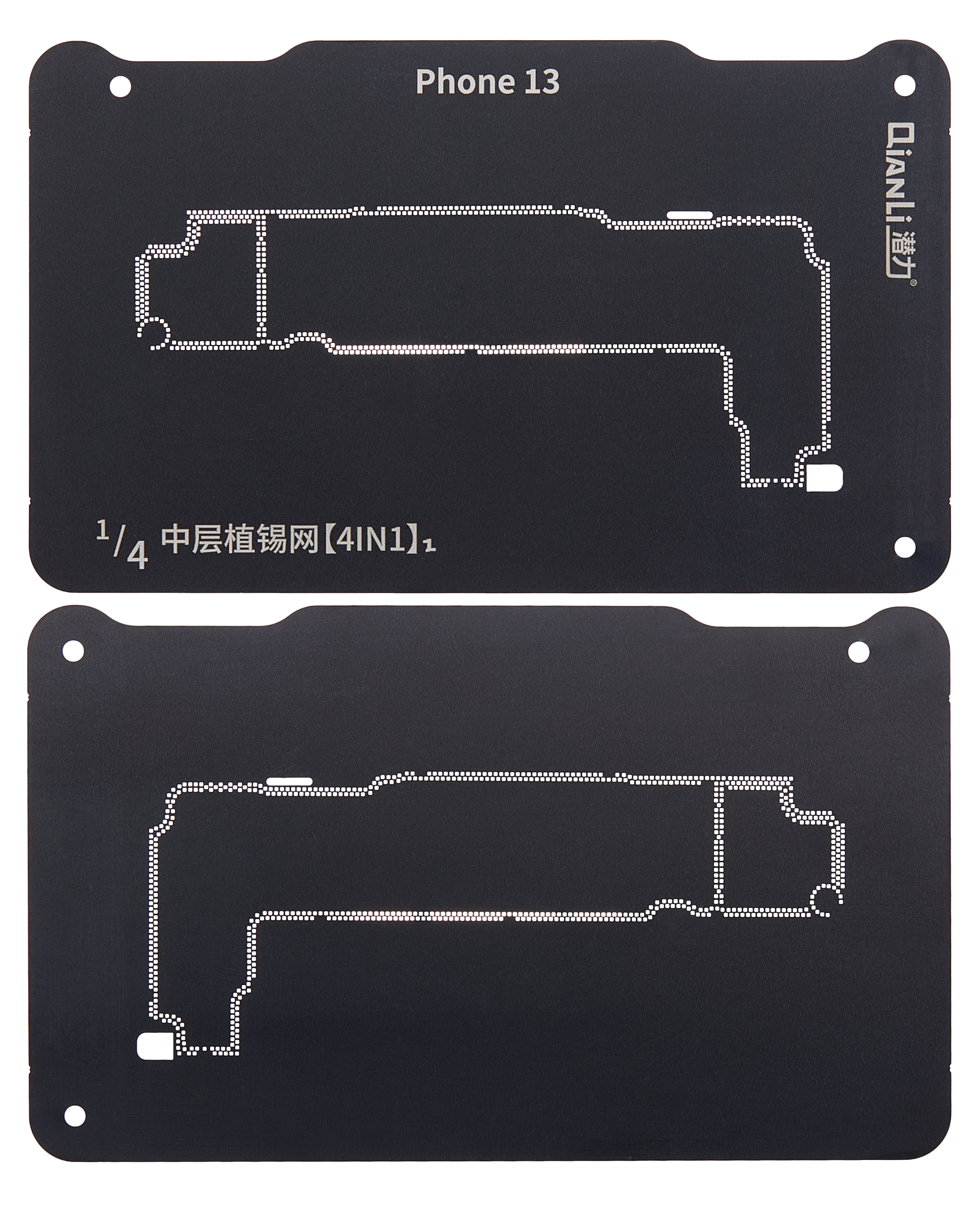 Middle Rahmen Reballing Plattform für iPhone 13 / 13 Mini / 13 Pro / 13 Pro Max (Qianli) – Bild 2