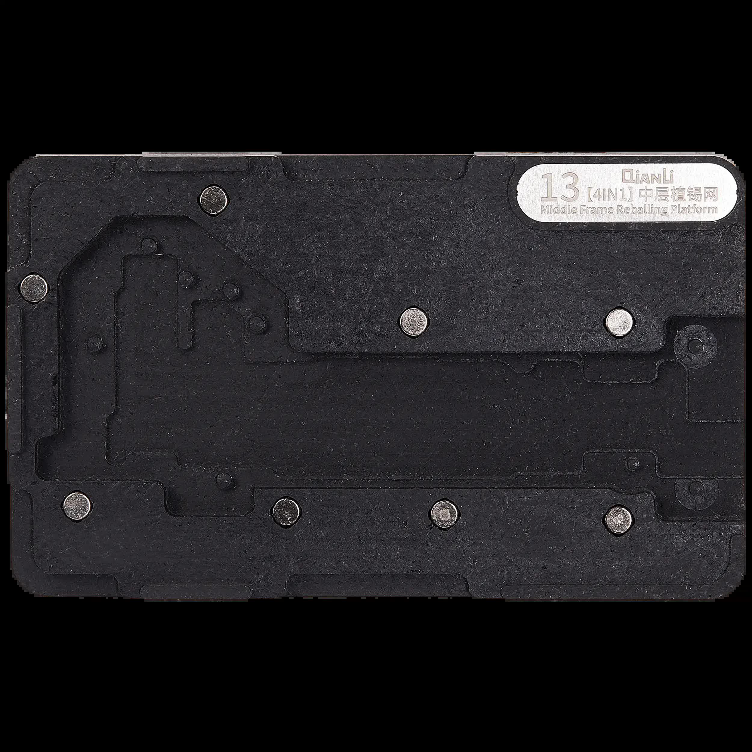 4 in 1 Middle Rahmen Reballing Plattform (ohne Abdeckung) für iPhone 13 / 13 Mini / 13 Pro / 13 Pro Max (Qianli)