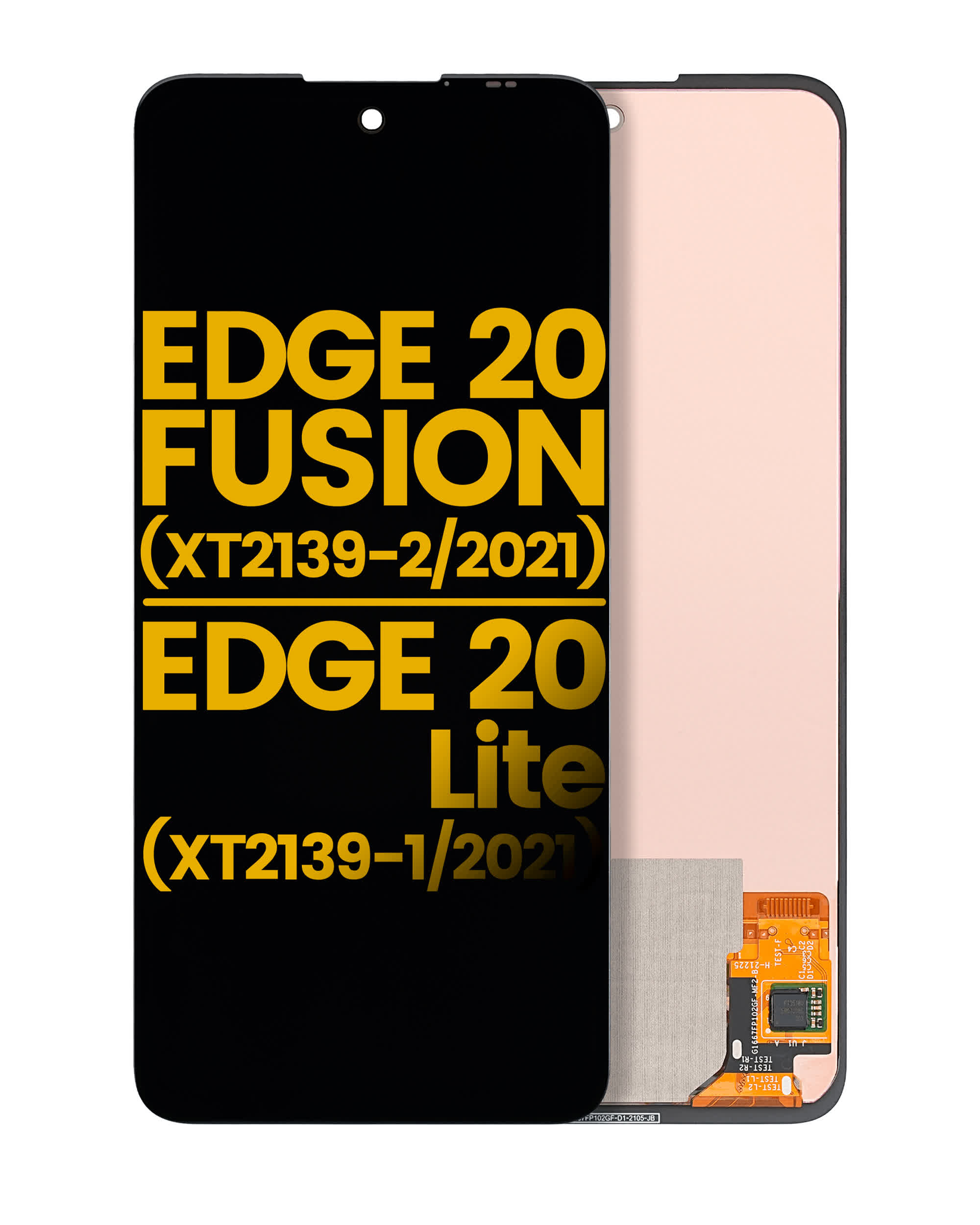 OLED Display ohne Rahmen für Motorola Edge 20 Fusion (XT2139-2 / 2021) / Edge 20 Lite (XT2139-1 / 2021)