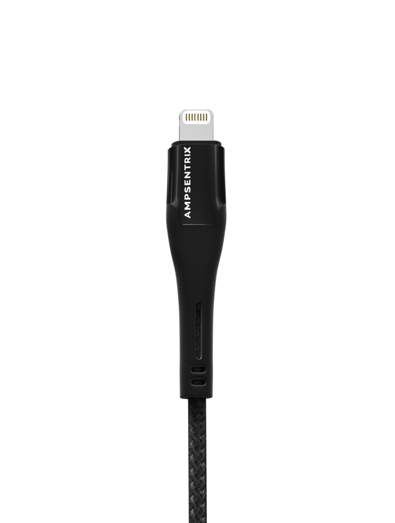 Lightning To USB Type A Kabel (Non-MFI) (1 m / 3 ft) (AmpSentrix Matrix) (Black (Schwarz)) – Bild 4