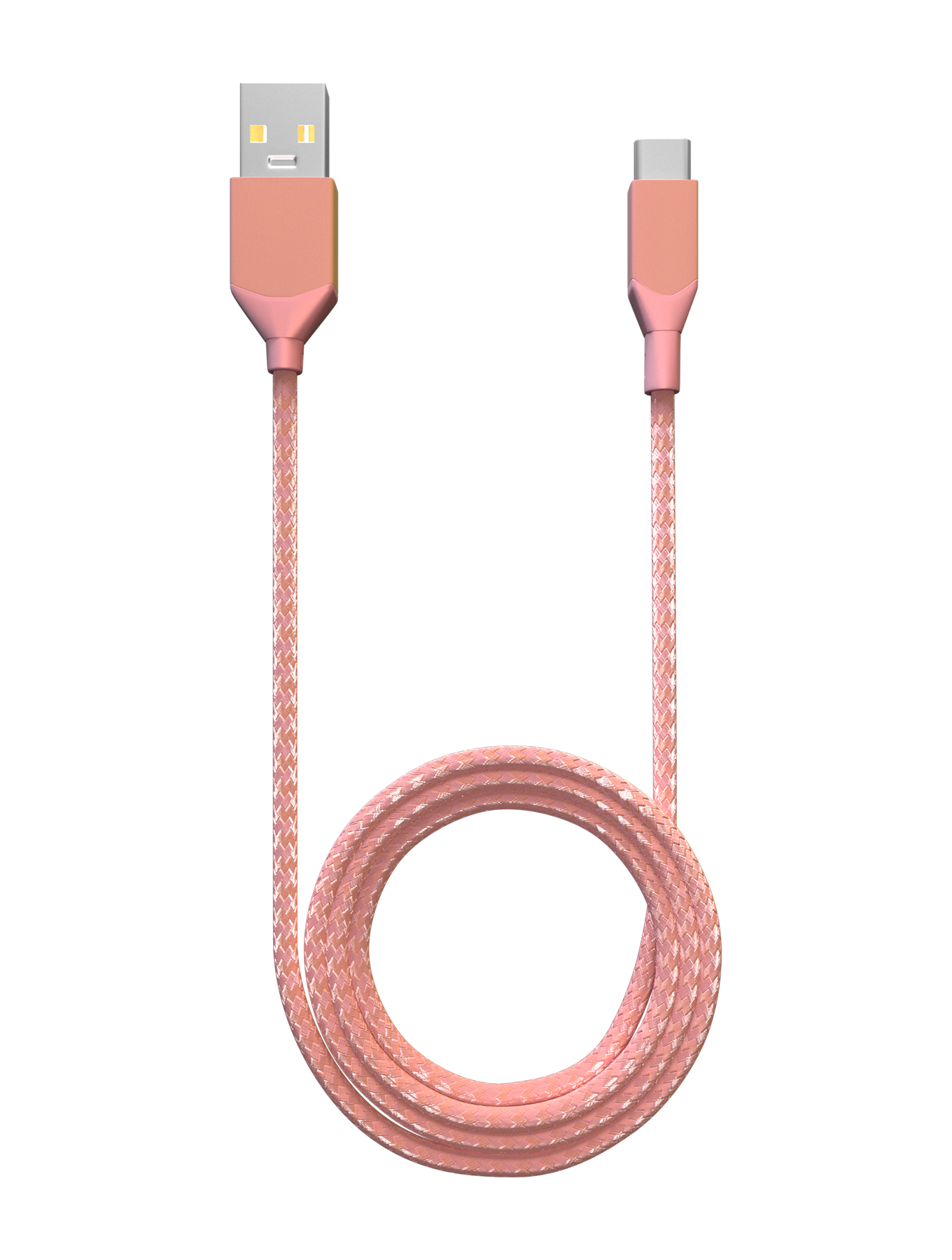 USB Type C To USB Type A Kabel (1 m / 3 ft) (AmpSentrix Infinity) (Pink (Rosa)) – Bild 2