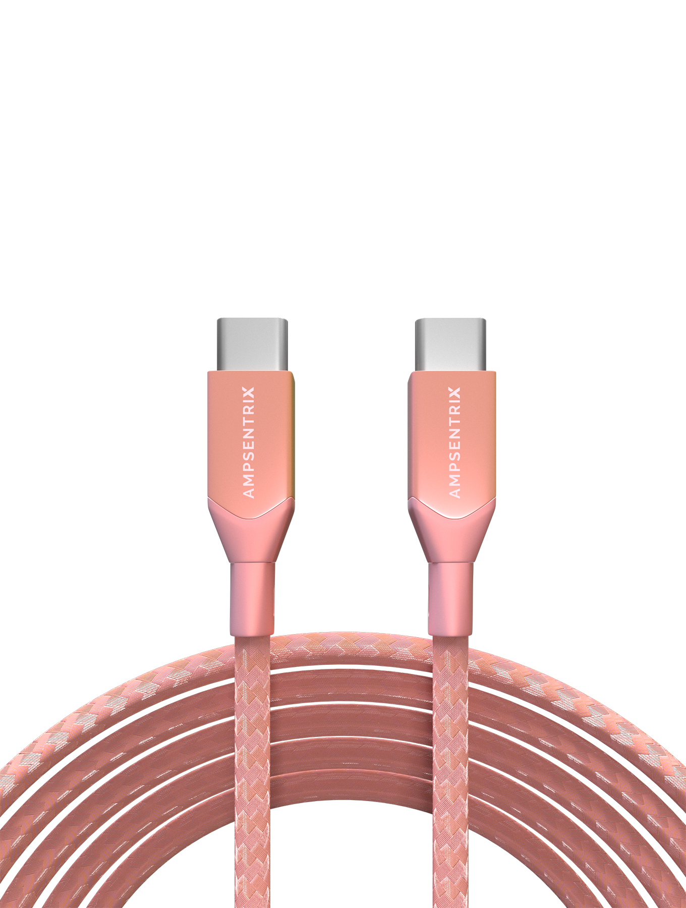 USB Type C To USB Type C Kabel (1 m / 3 ft) (AmpSentrix Infinity) (Pink (Rosa)) – Bild 3