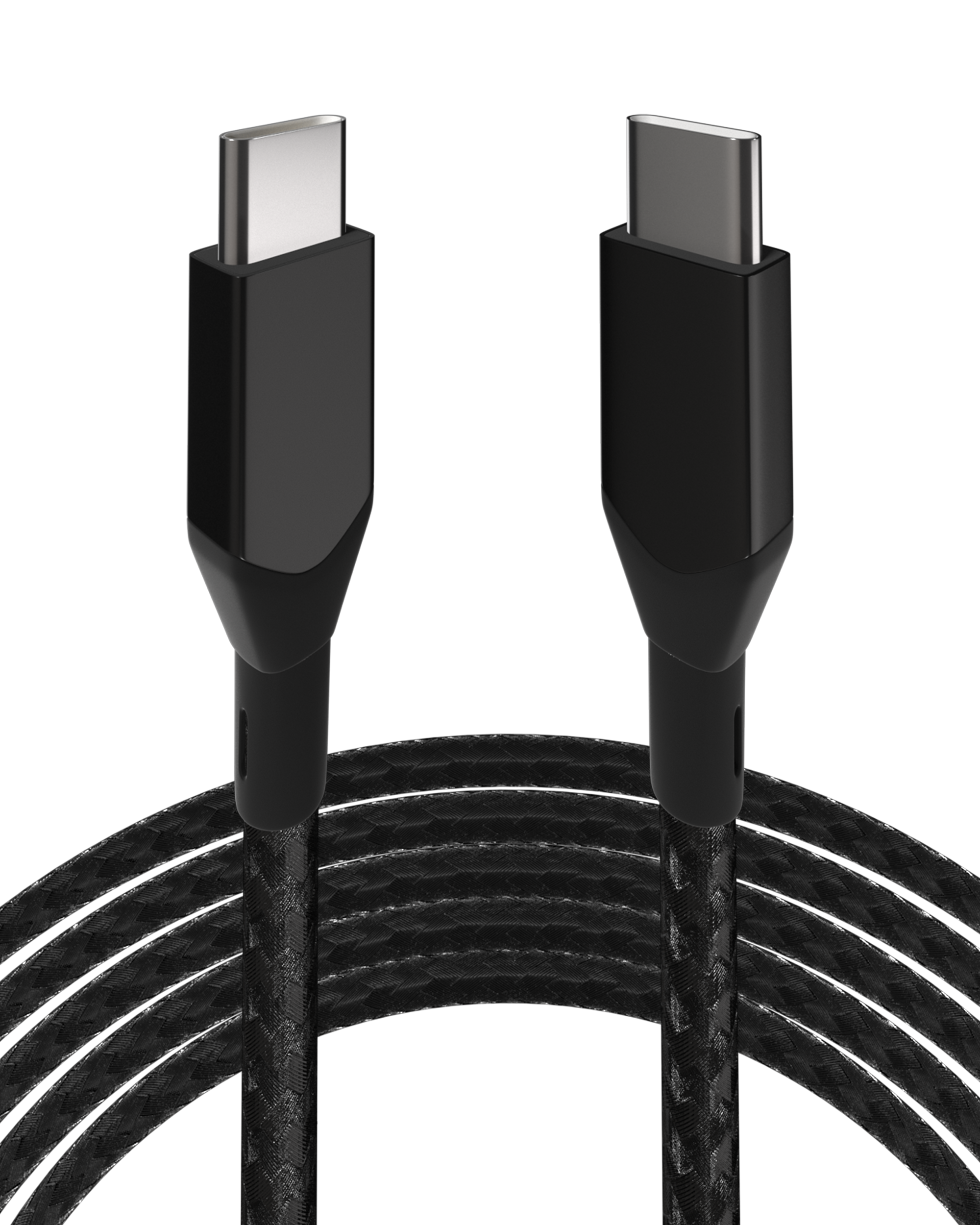 USB Type C To USB Type C Kabel (1 m / 3 ft) (AmpSentrix Infinity) (Black (Schwarz)) – Bild 3