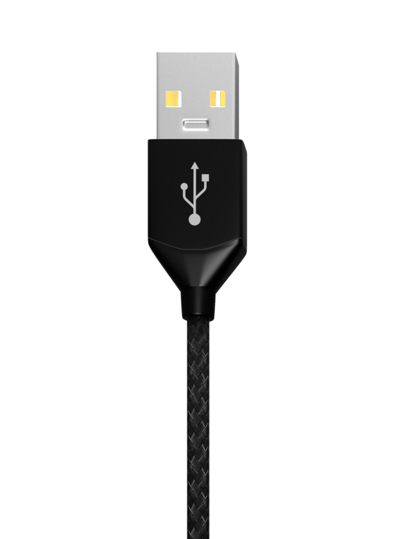 USB Type A To Lightning Kabel (Non-MFI) (1 m / 3 ft) (AmpSentrix Infinity) (Black (Schwarz)) – Bild 2