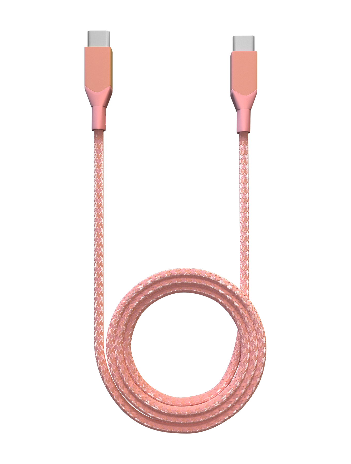 USB Type C To USB Type C Kabel (1.8 m / 6 ft) (AmpSentrix Infinity) (Pink (Rosa)) – Bild 2