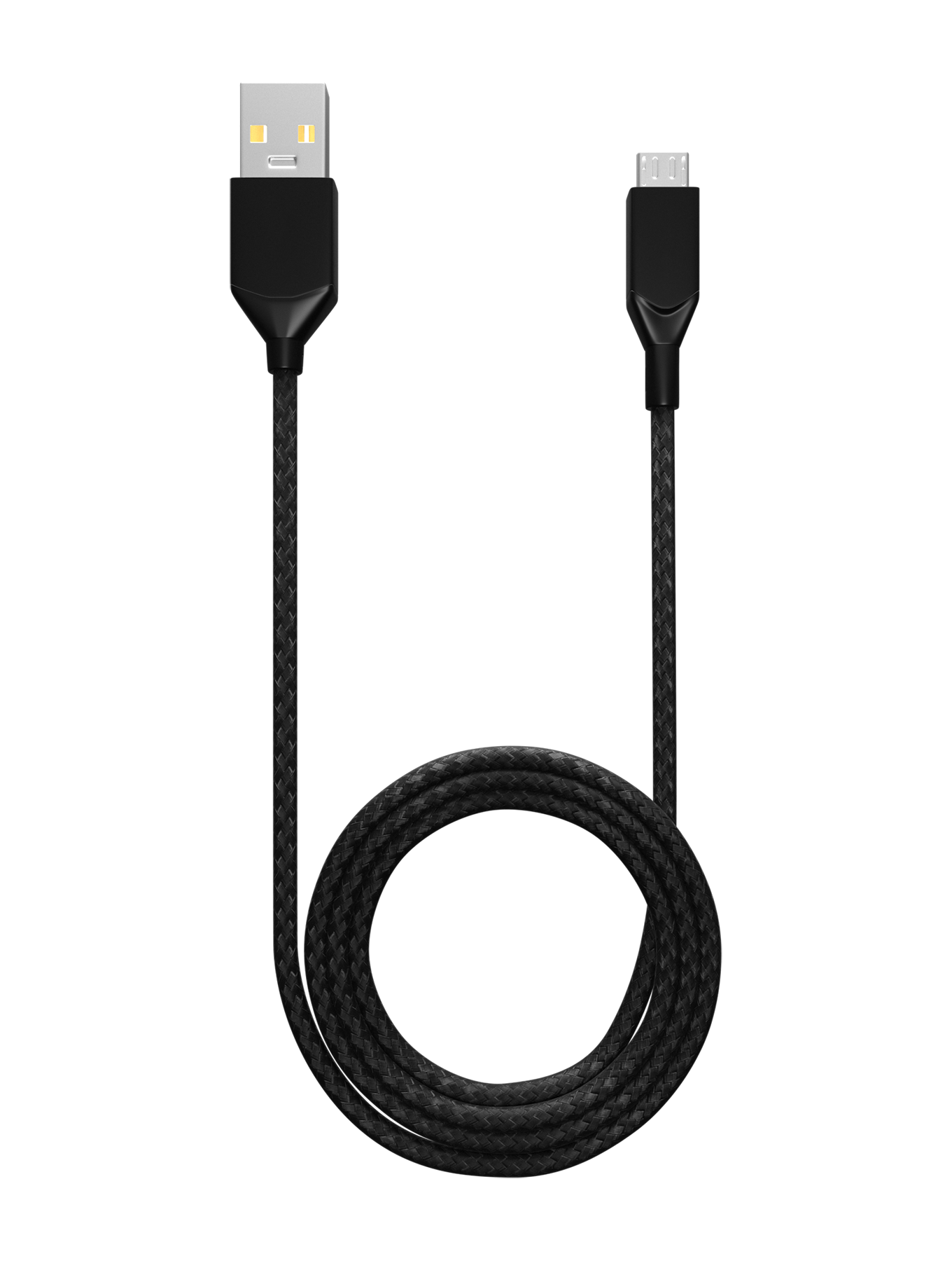 Micro USB To USB Type A Kabel (1.8 m / 6 ft) (AmpSentrix Infinity) (Black (Schwarz)) – Bild 2