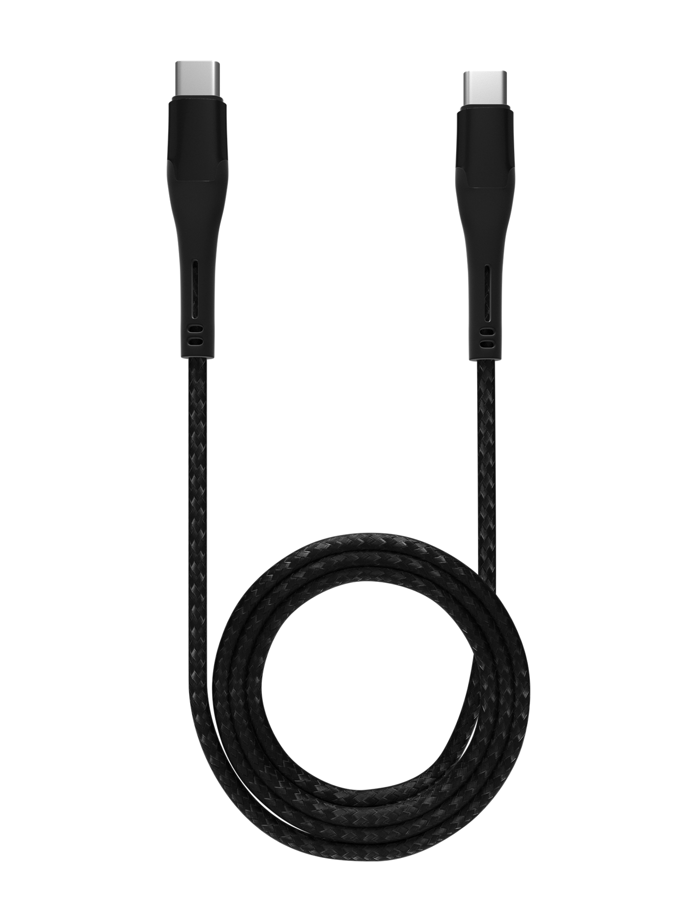 USB Type C To USB Type C Kabel (1.8 m / 6 ft) (AmpSentrix Alpha) (Black (Schwarz)) – Bild 2