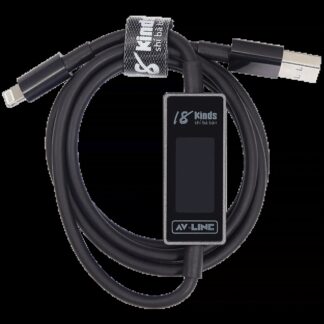 AV Line Pro Fast Power Amp Voltage Diagnostic Kabel (Lighting to USB)